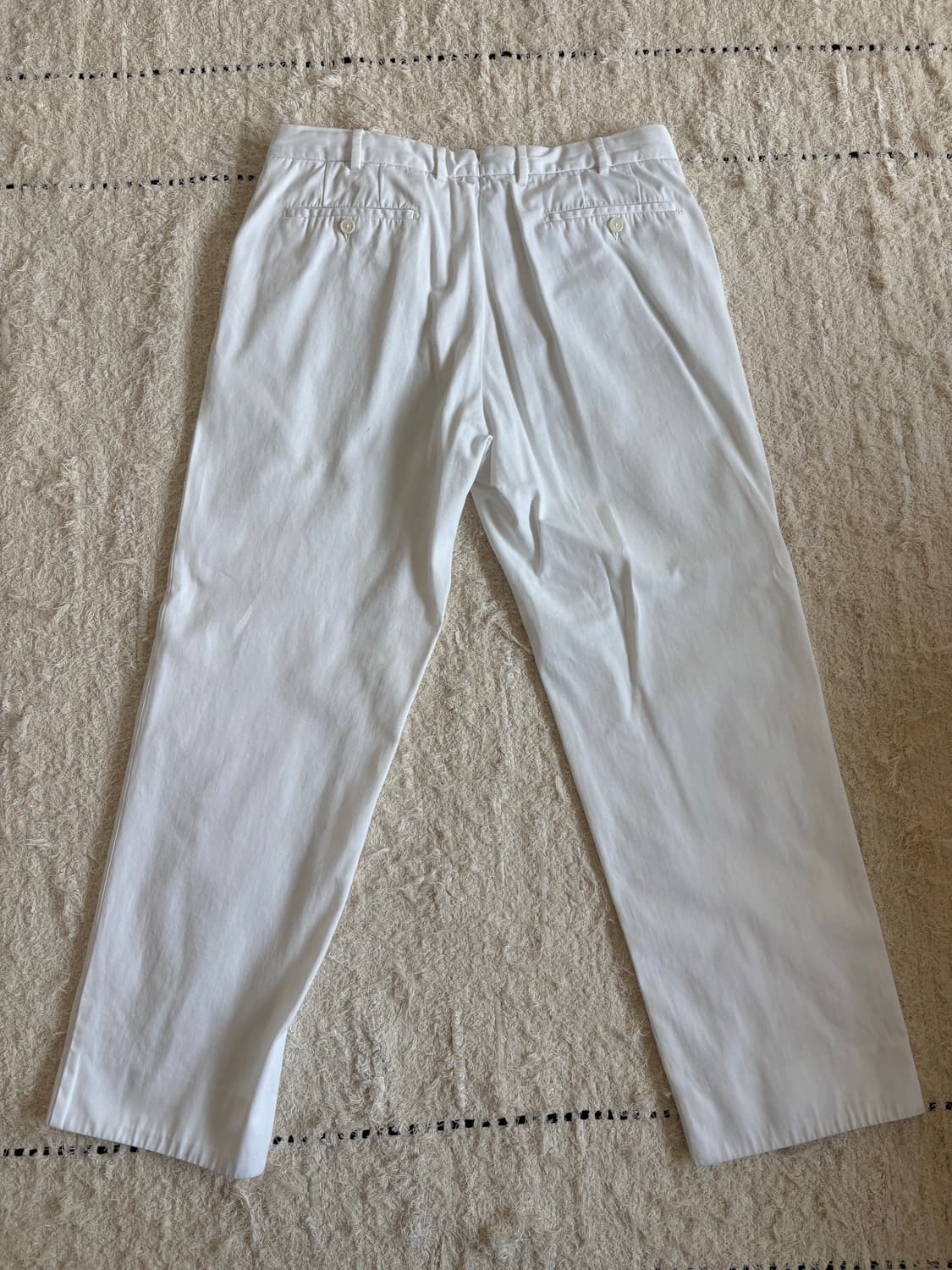 Ermenegildo Zegna White Trouser 상품이미지4