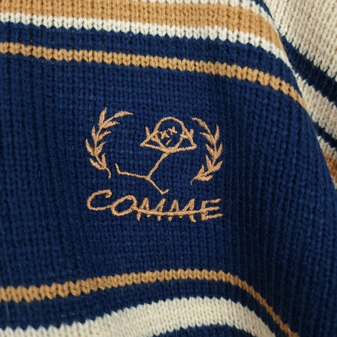 [꼼파뇨] 오버핏 브이넥 프레피 니트 아이보리 M18977 상품이미지6