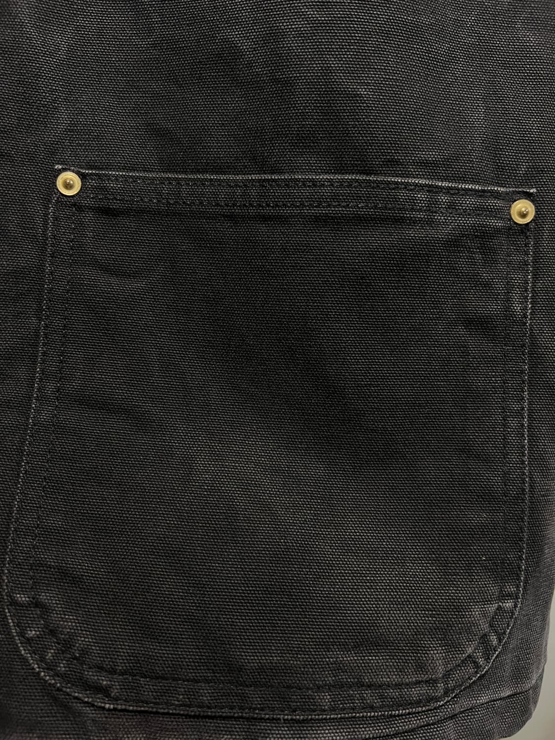 [XL]90's 칼하트 USA Made 빈티지 워싱 블랙 초어 워크 자켓 상품이미지5