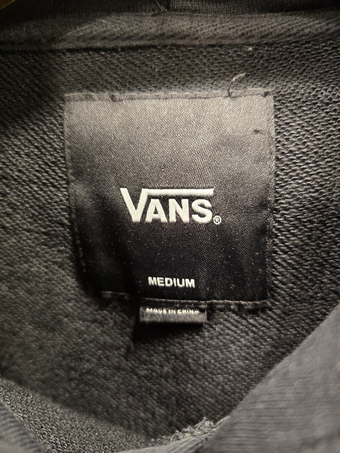 반스 검정 후드티 M(95) 상품이미지6