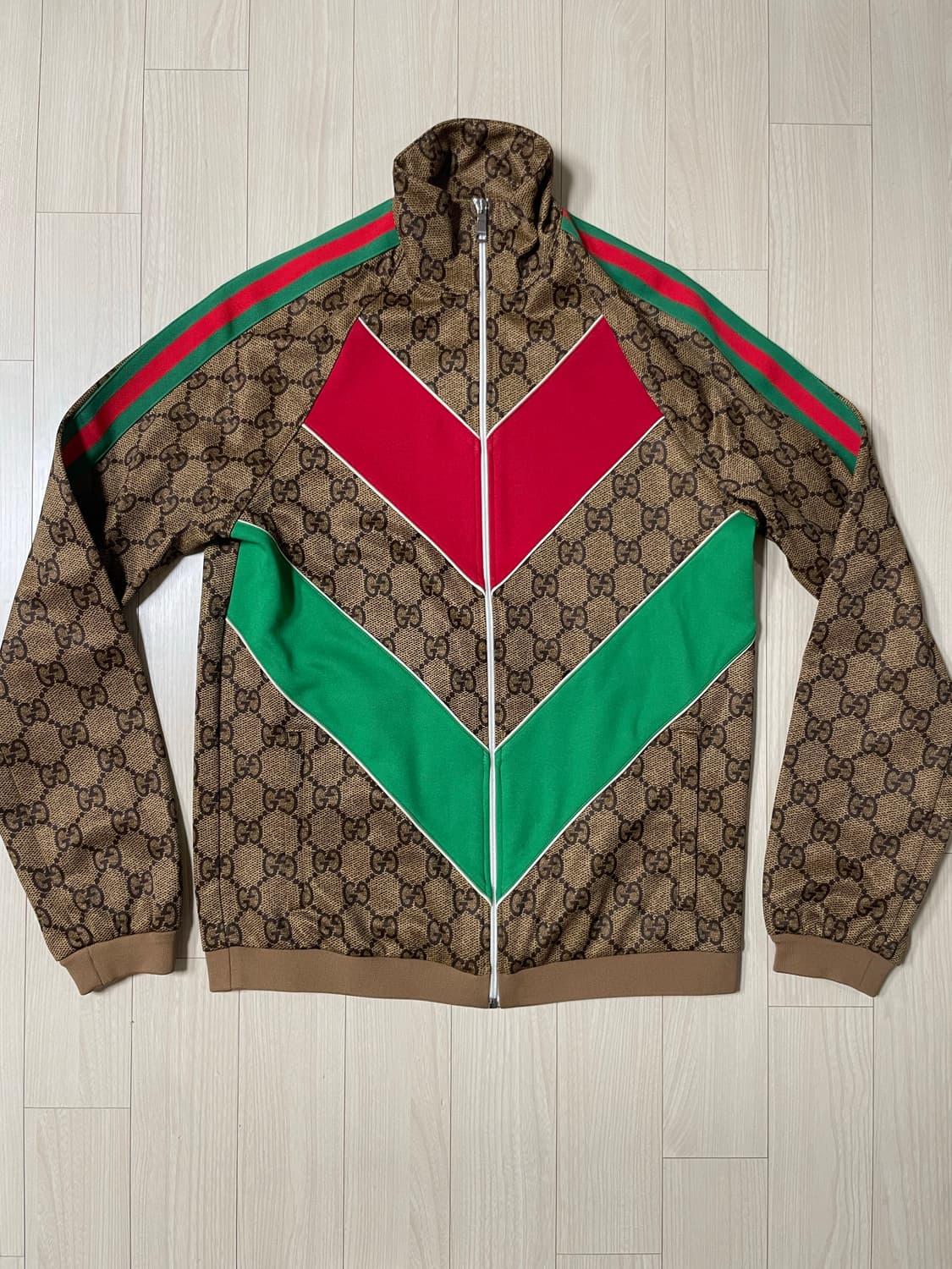 구찌 GG모노그램 웹스트라이프 트랙자켓(L싸이즈) 상품이미지1