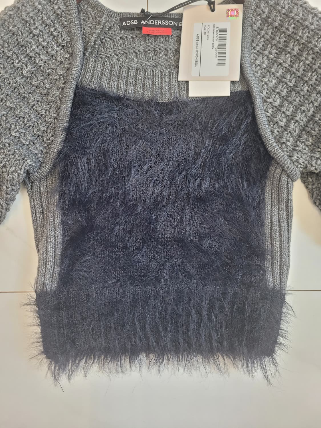 앤더슨벨 FURRY CHUNKY KNIT TOP (XS) 새상품 상품이미지4