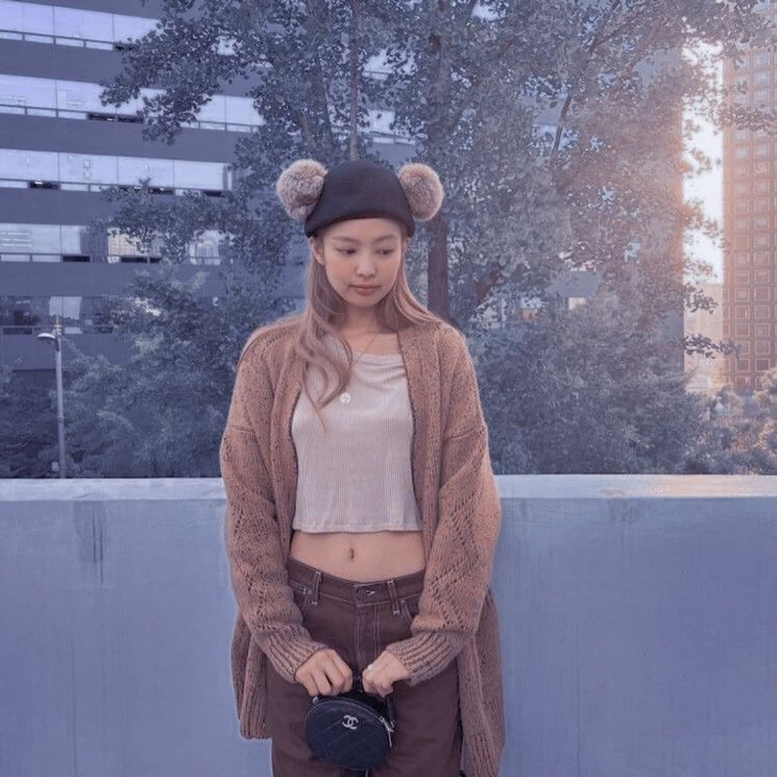 샤넬 런웨이 캐시미어 크로셰 가디건 상품이미지2