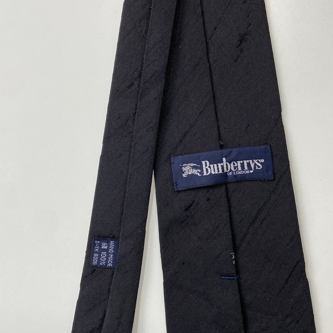 버버리 (Burberry) 심플로고 정품 명품 블랙 넥타이 상품이미지5