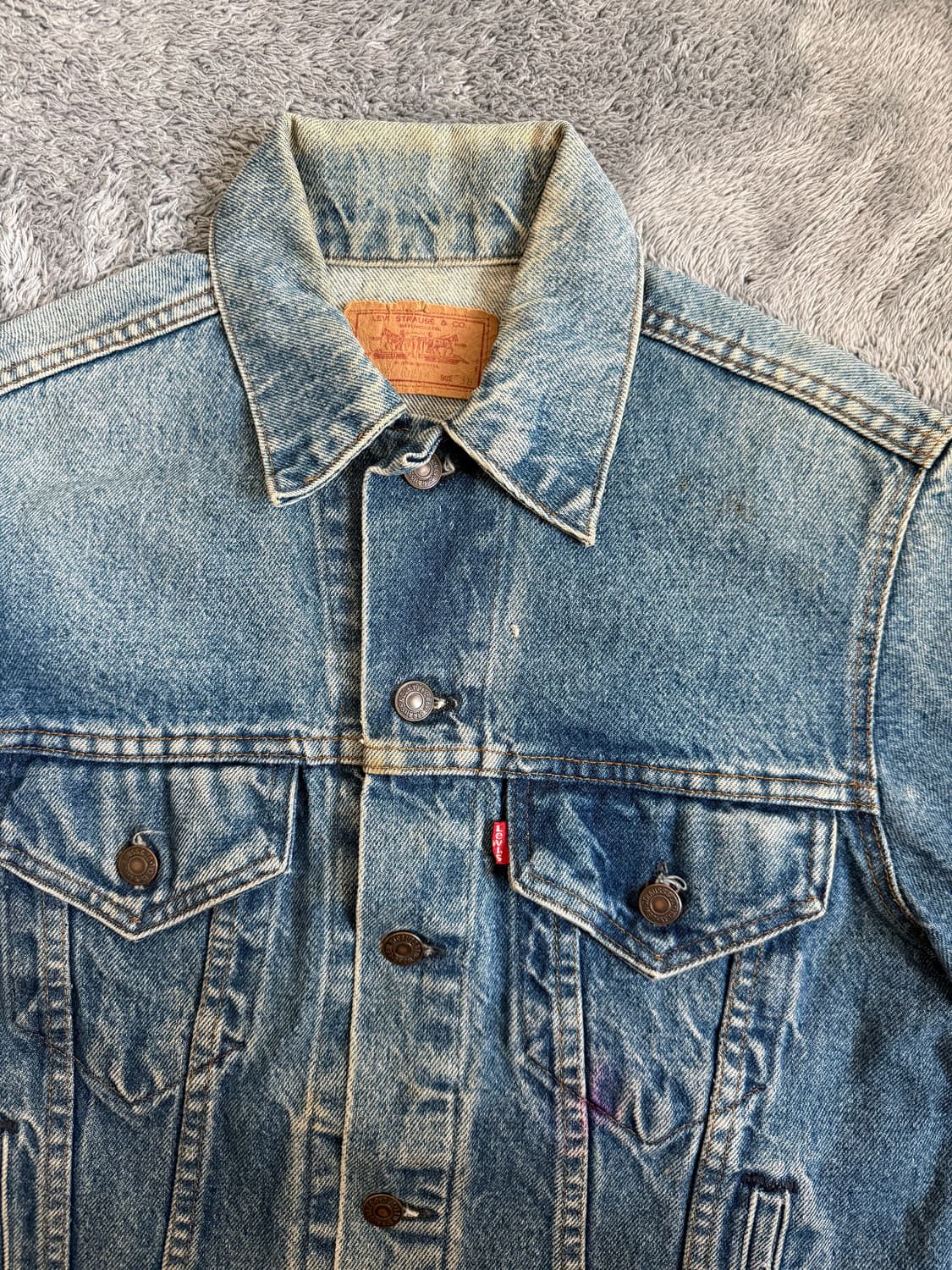 1980‘s USA 리바이스 70506 데님 트러커 자켓 38 상품이미지4