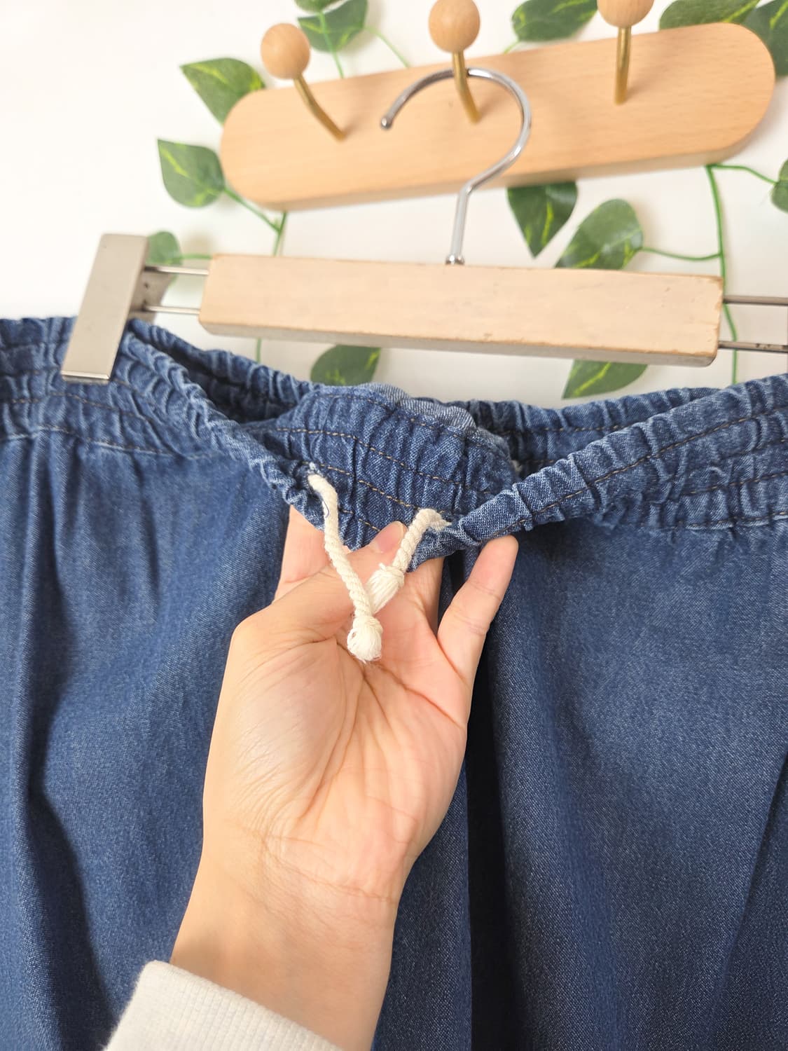 데님 롱스커트 상품이미지3