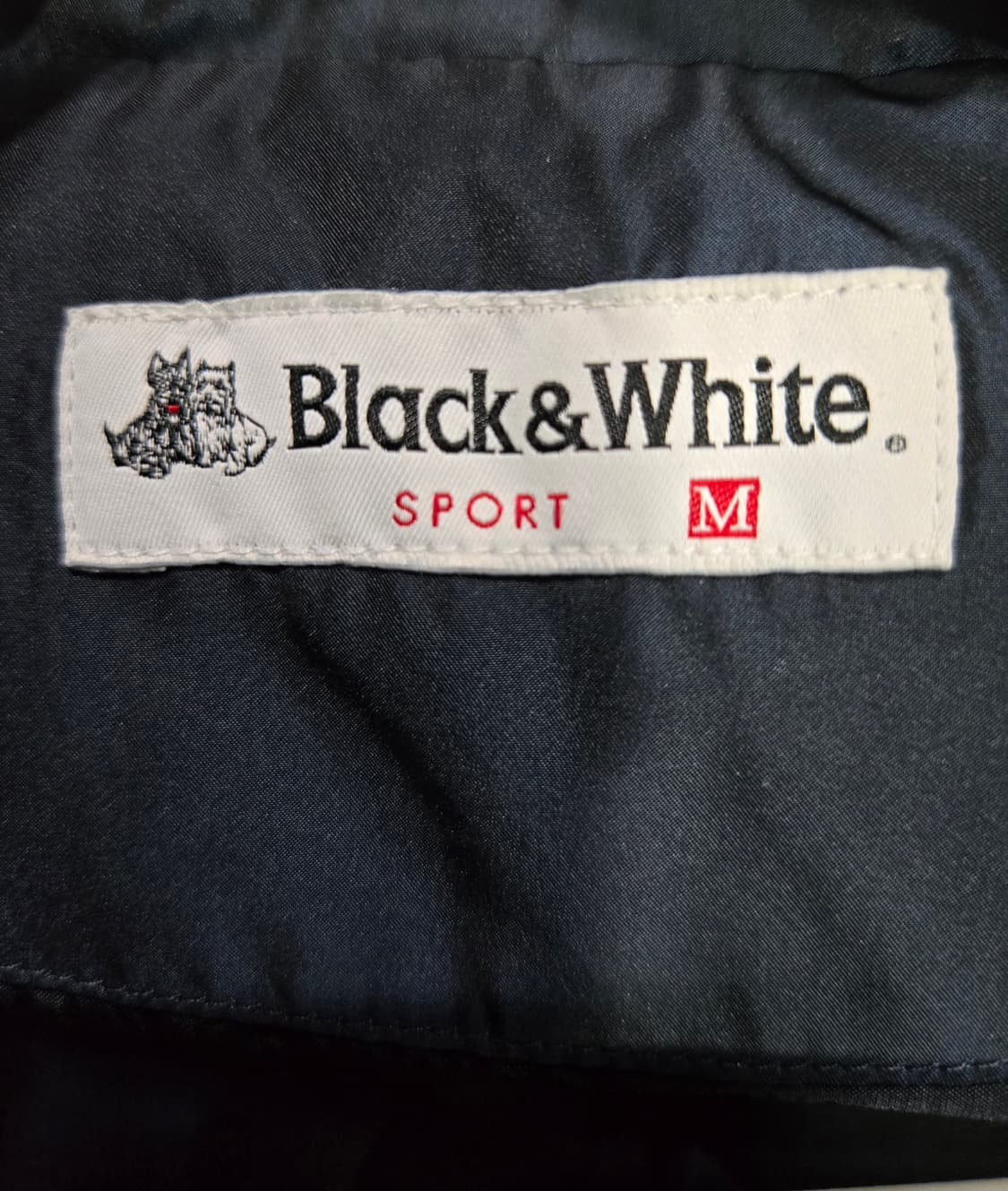 블랙앤화이트 바람막이 자켓 95 상품이미지9