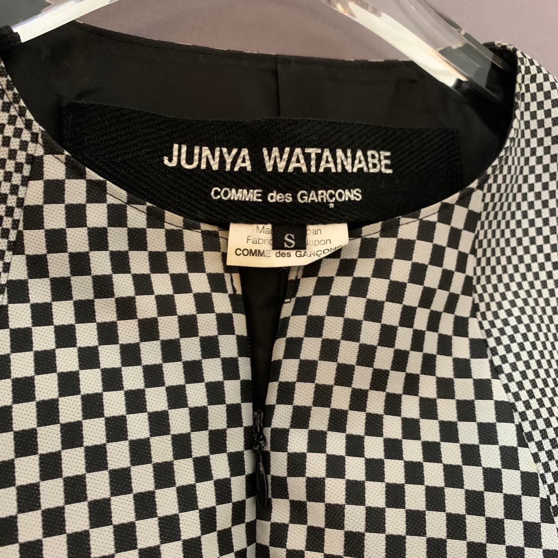 S 준야와타나베 꼼데가르송 00 아카이브 체크 원피스 상품이미지6