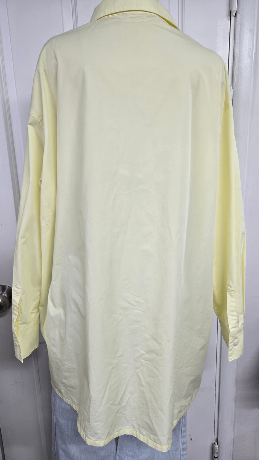 민더리 옐로우 롱셔츠 상품이미지6