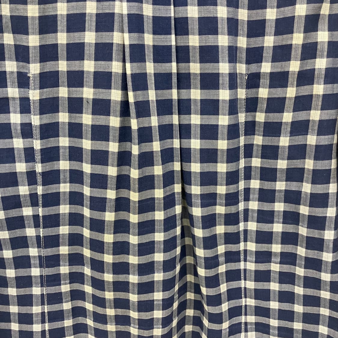 시스템 체크 패턴 데님 포켓 셔츠 95 상품이미지6