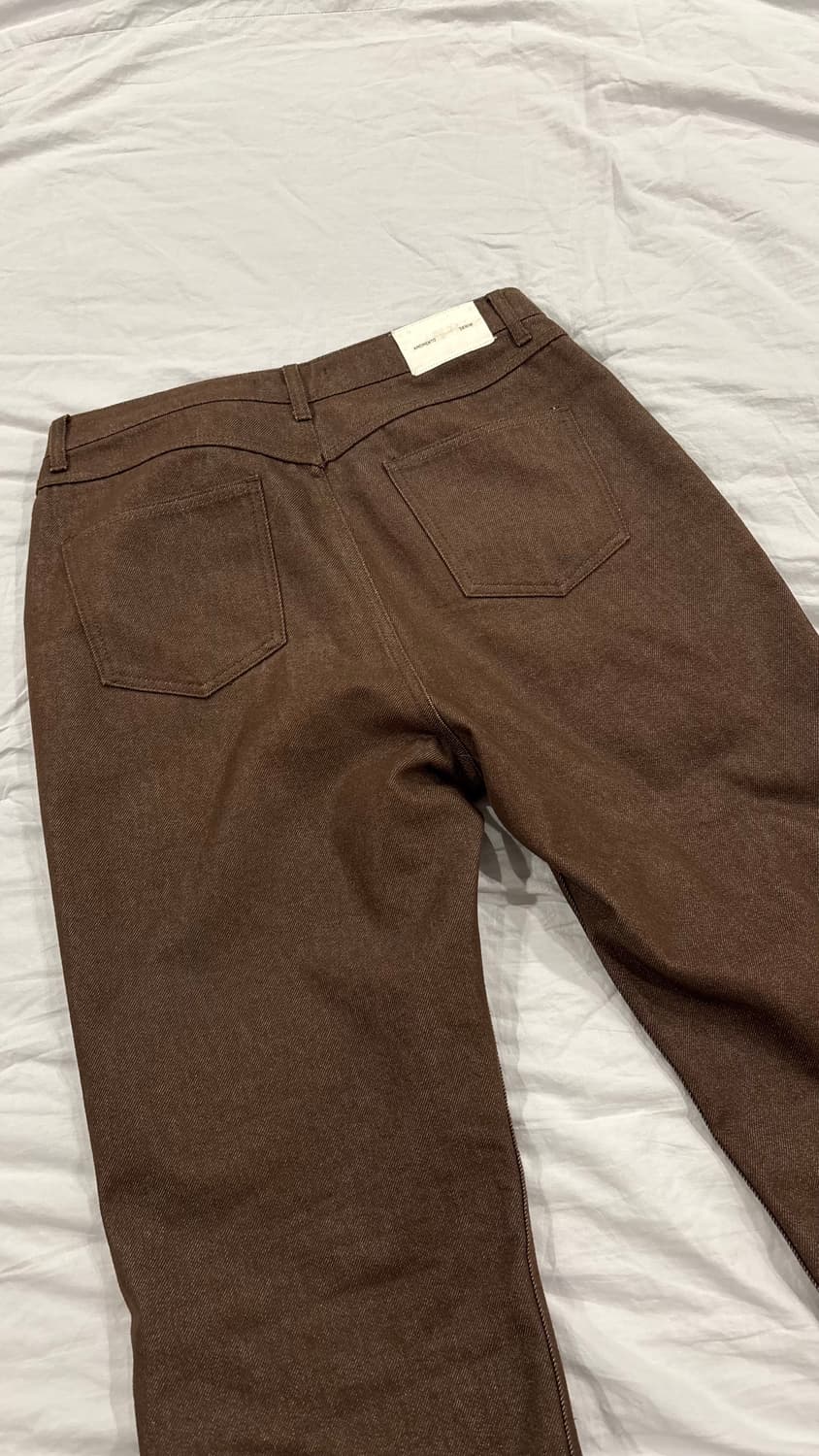 아모멘토 컬러드 데님 브라운 L 상품이미지3