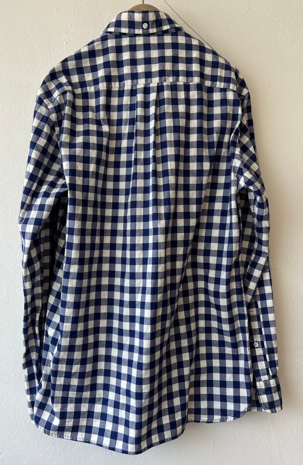 브룩스브라더스 네이비 체크 코튼긴팔셔츠
 상품이미지8