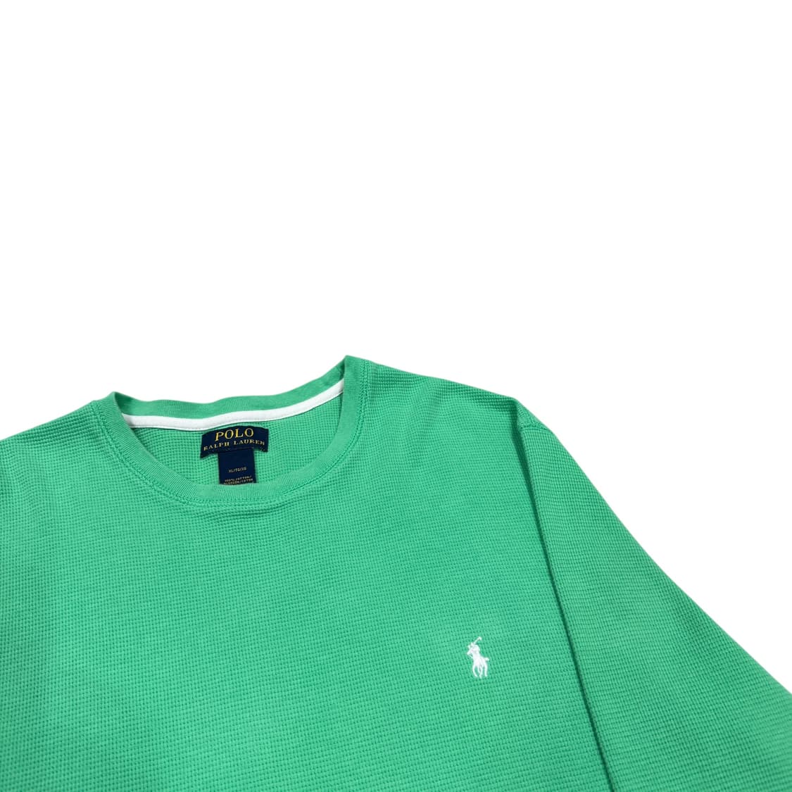 폴로 랄프로렌 포니 그린 와플 롱슬리브 긴팔 XL 상품이미지2