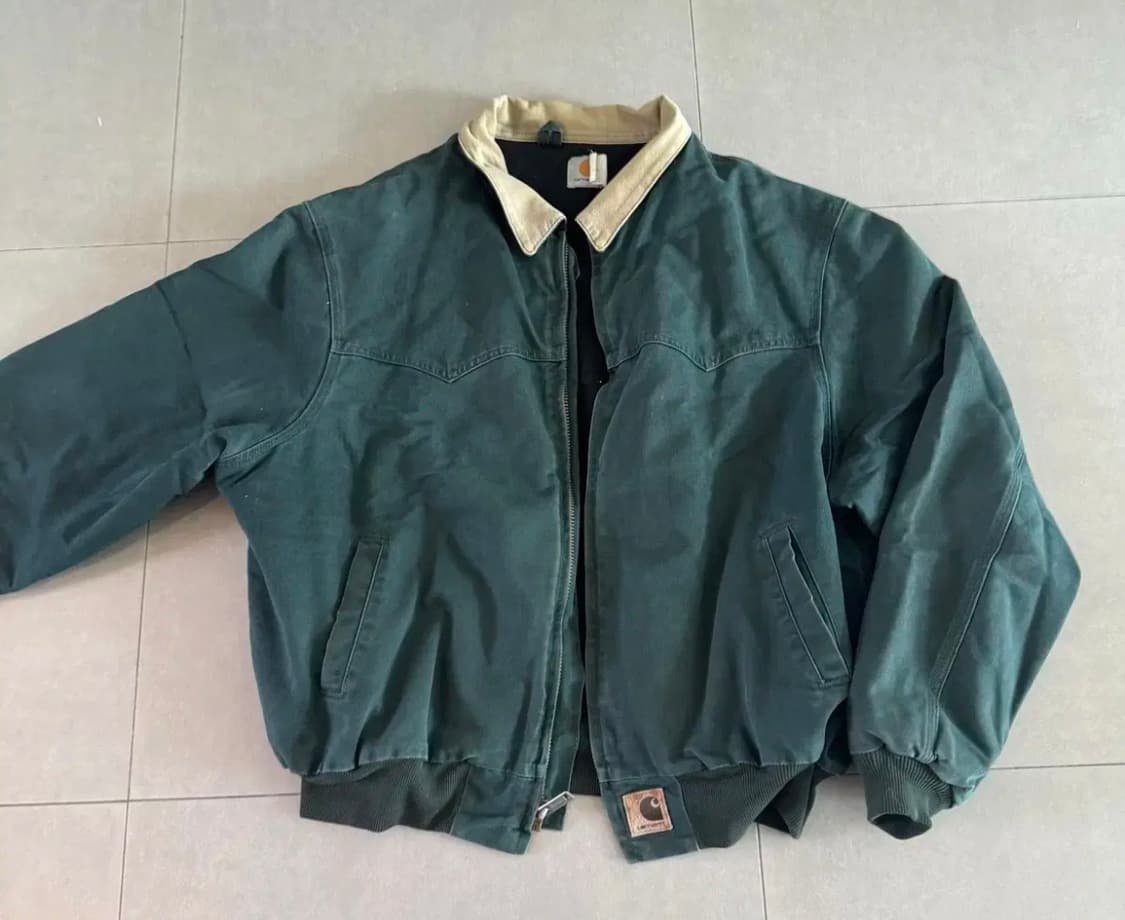 90s 칼하트 산타페 JQ2243 헌터그린 워크자켓 상품이미지1