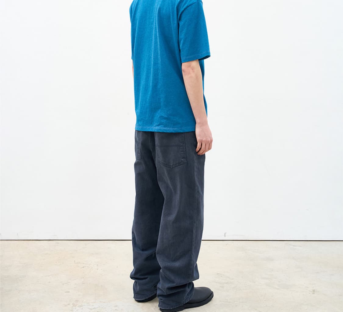 [s]애프터프레이 더스티드 레귤러 데님진스 네이비 새상품 상품이미지2