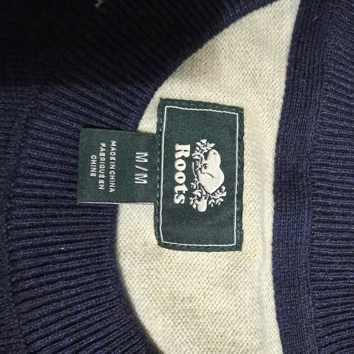 (M)Roots 루츠 스트라이프 패턴 니트  상품이미지4