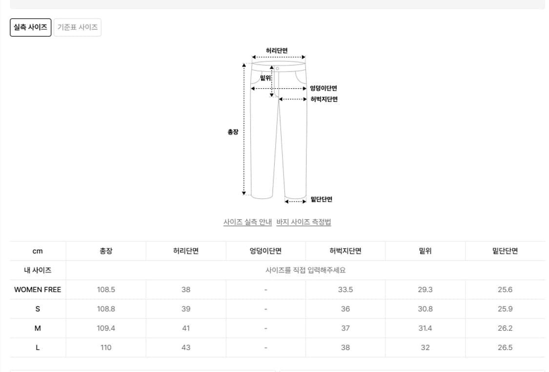 쿠어 커브드 퍼티그팬츠 다크그레이 L 상품이미지6