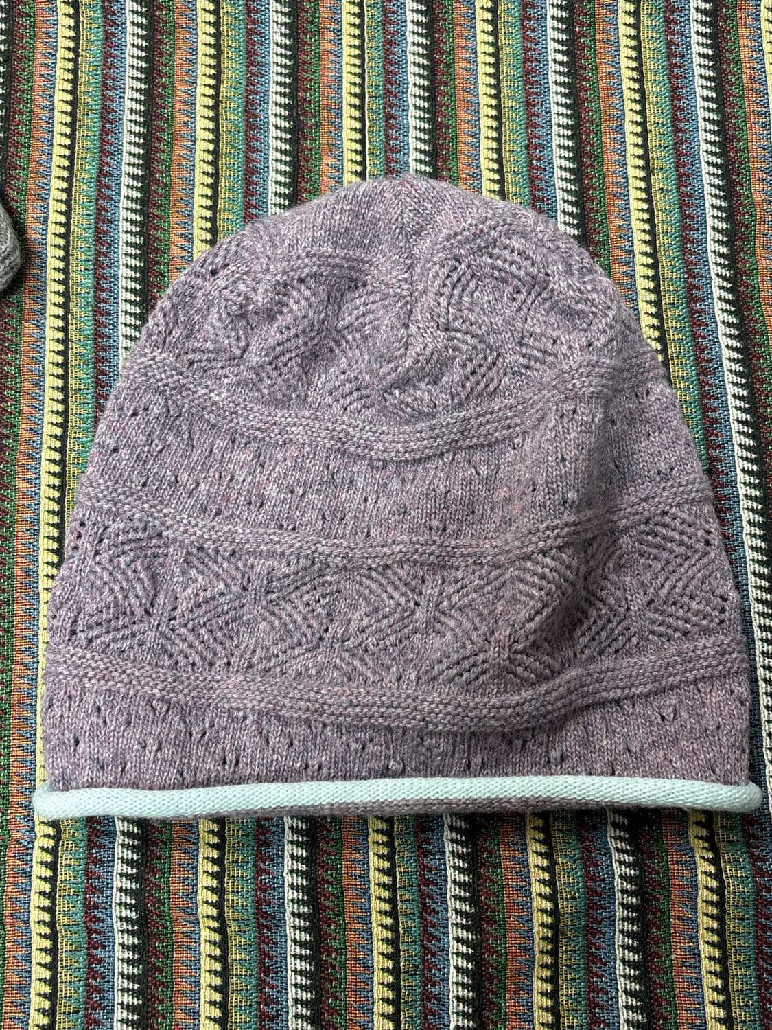 하이산 더스티 니트 퍼플 비니 상품이미지1