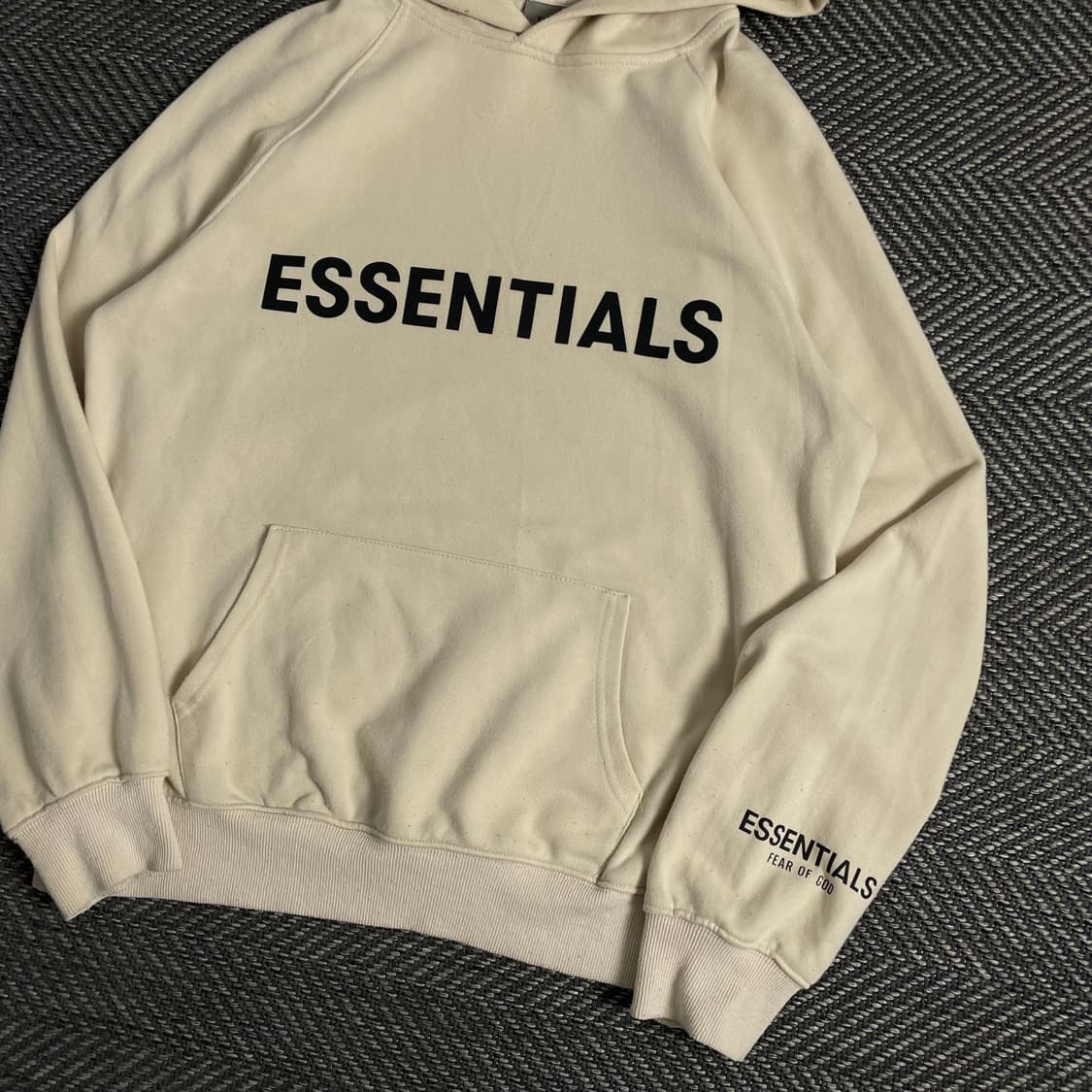 피어오브갓 에센셜 빅로고 박시핏 후드 티셔츠y 3458 상품이미지3