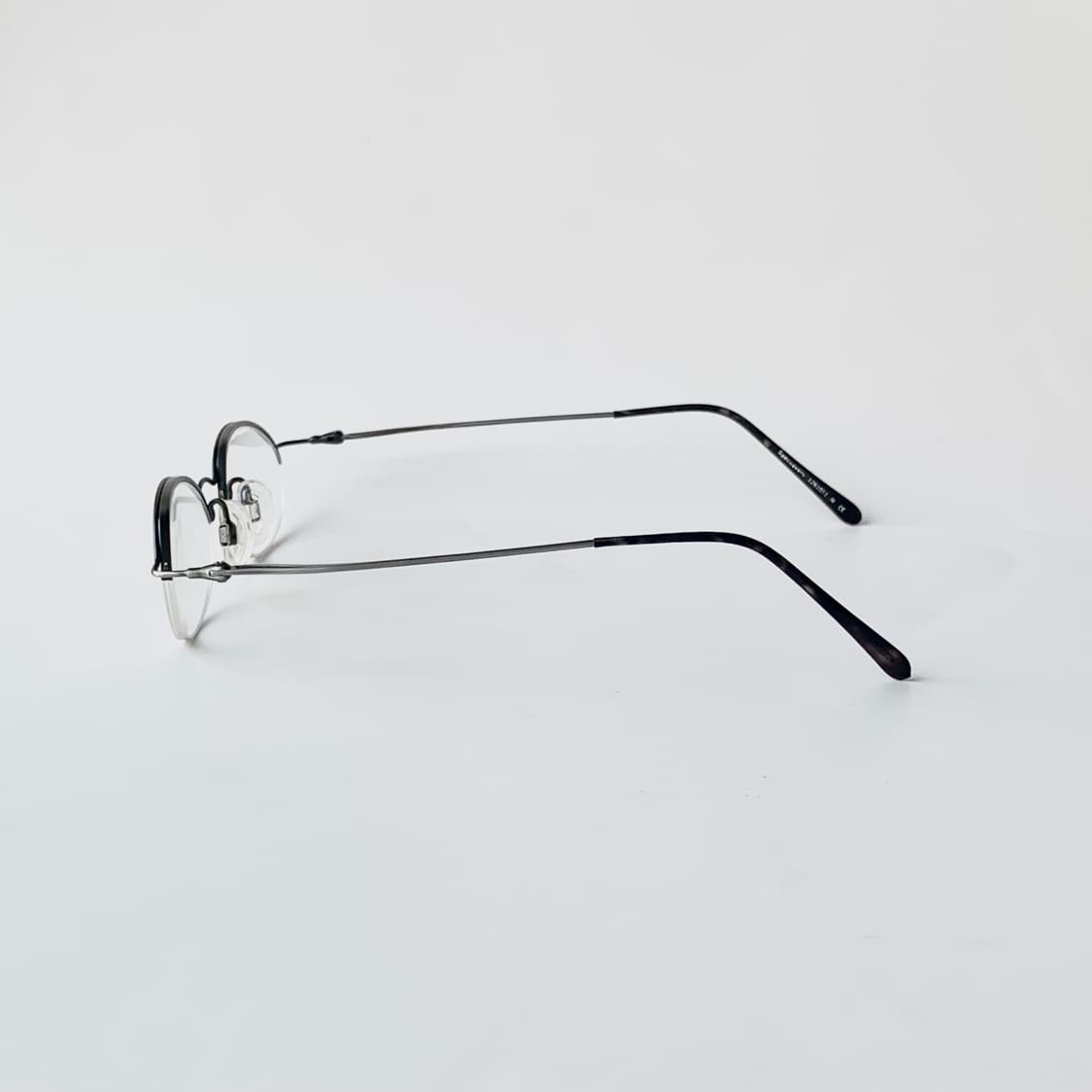 2464 데드스탁 픽키 오벌 반무테 빈티지안경 상품이미지4