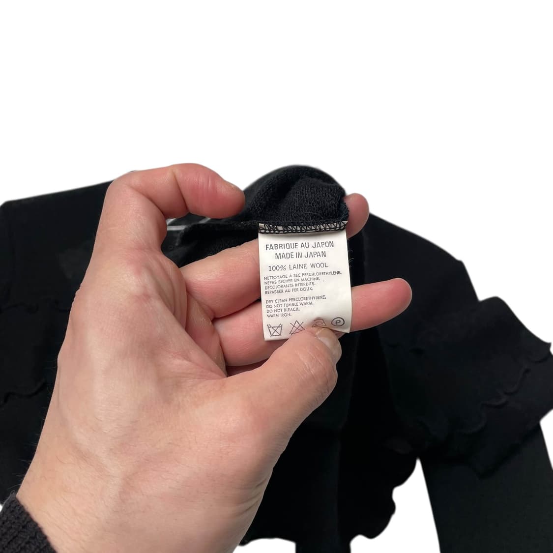 Y's 러플 디테일 울 100니트 상품이미지7