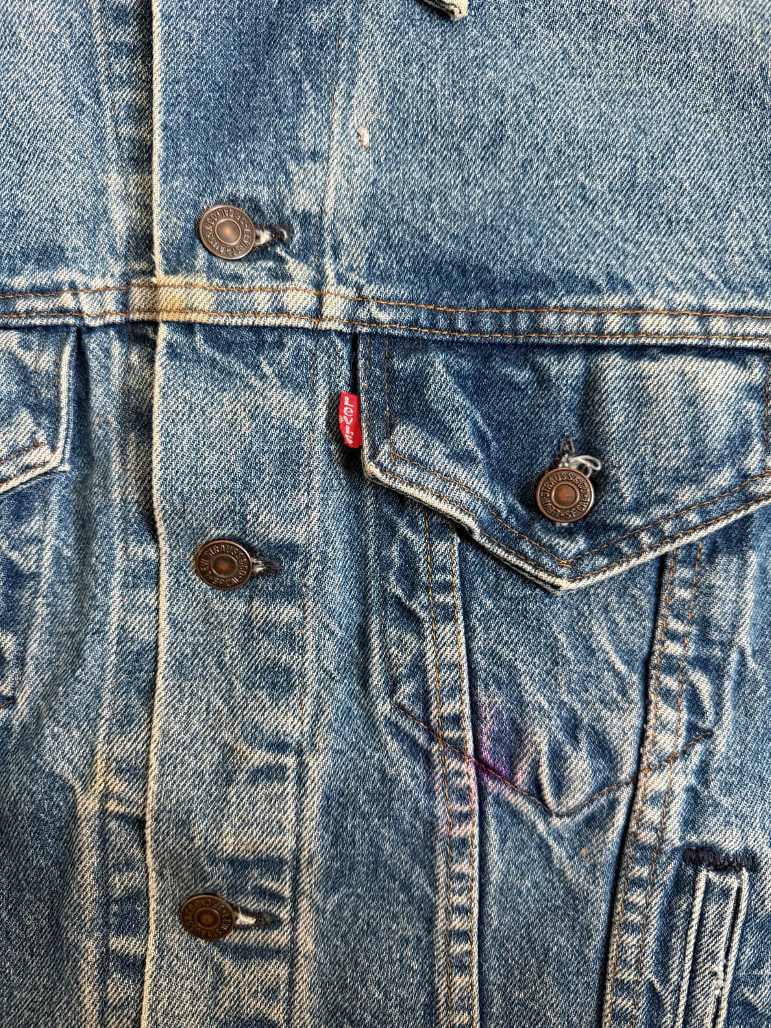 1980‘s USA 리바이스 70506 데님 트러커 자켓 38 상품이미지5