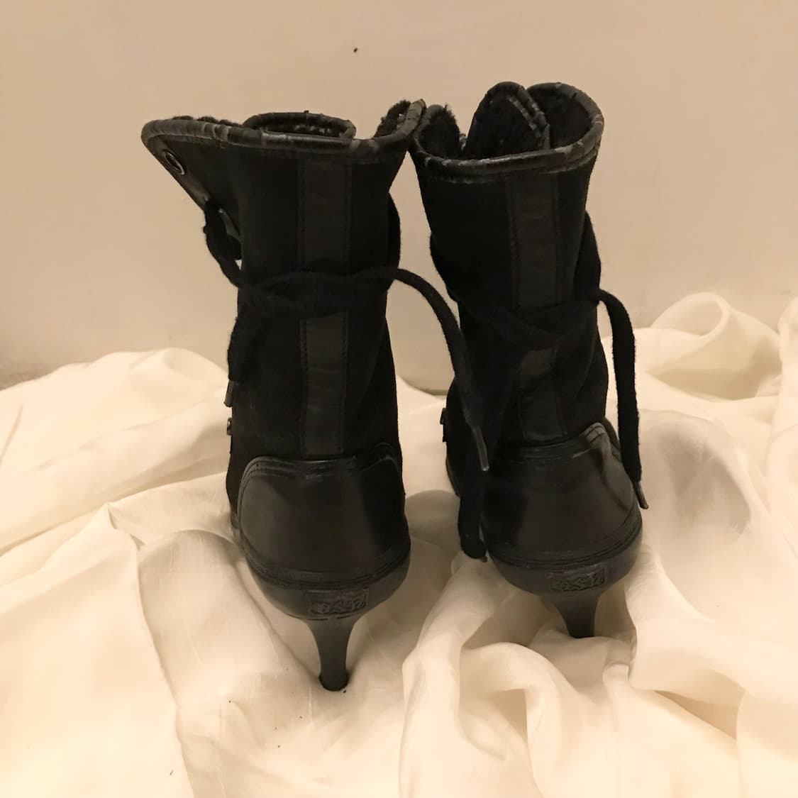 Ash 아쉬 오네갸루 양털 레이스업 힐 부츠 상품이미지4