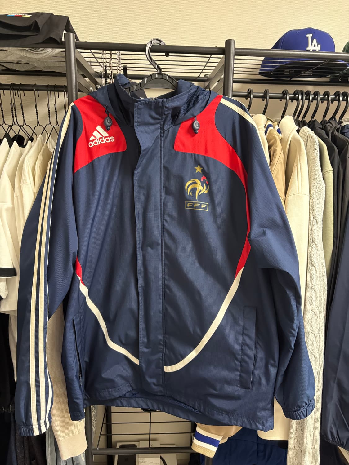 아디다스 프랑스 빈티지 바람막이 상품이미지1