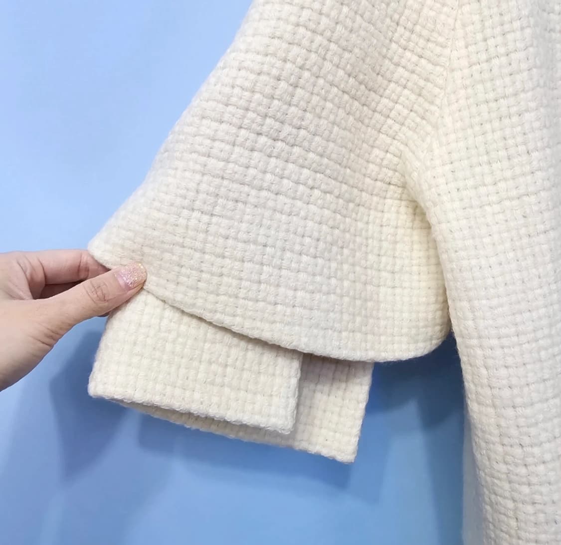 펜디 아이보리 코트 정품 42사이즈 상품이미지5