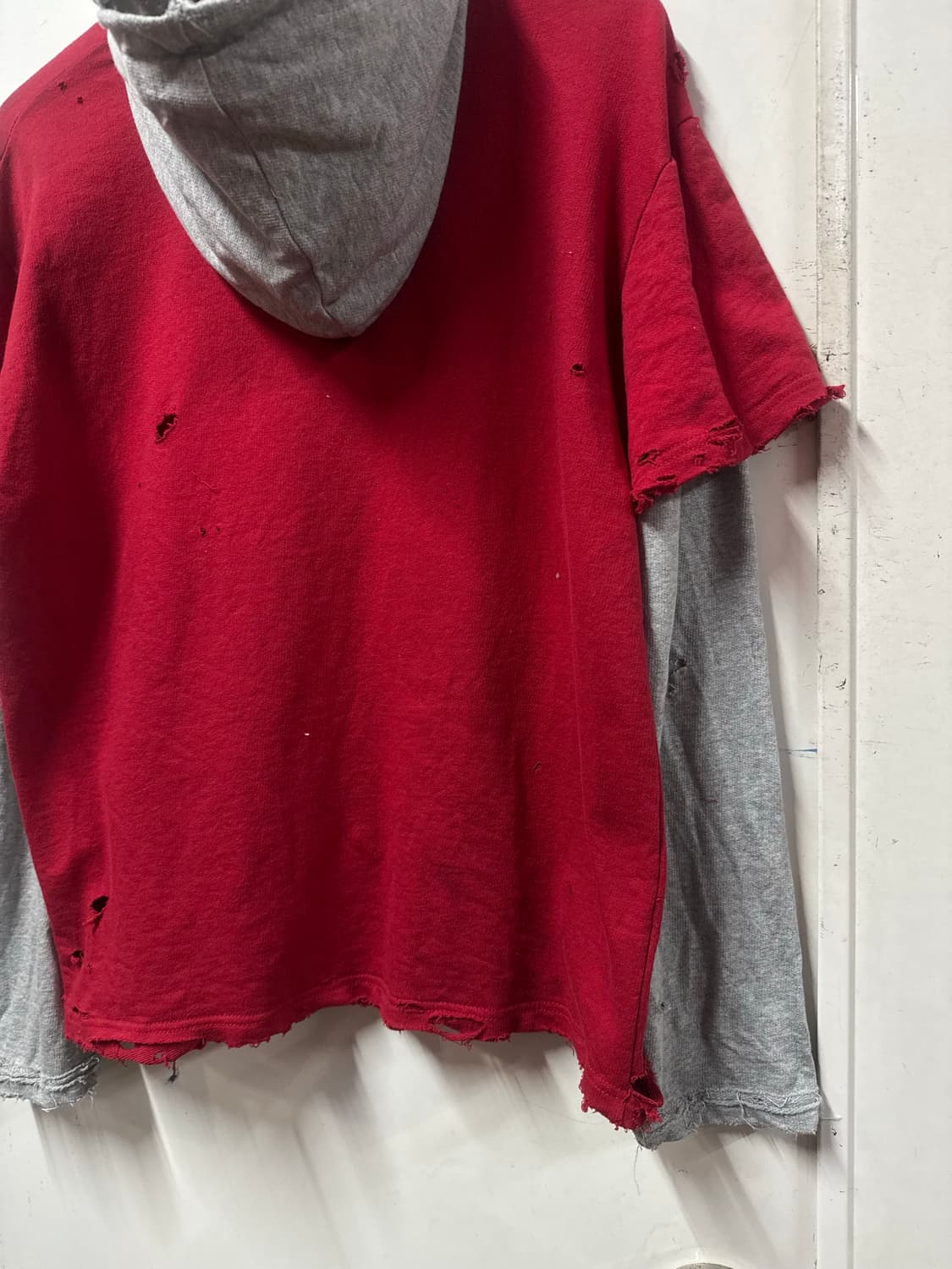 빈티지 레이어드 후드티 상품이미지8