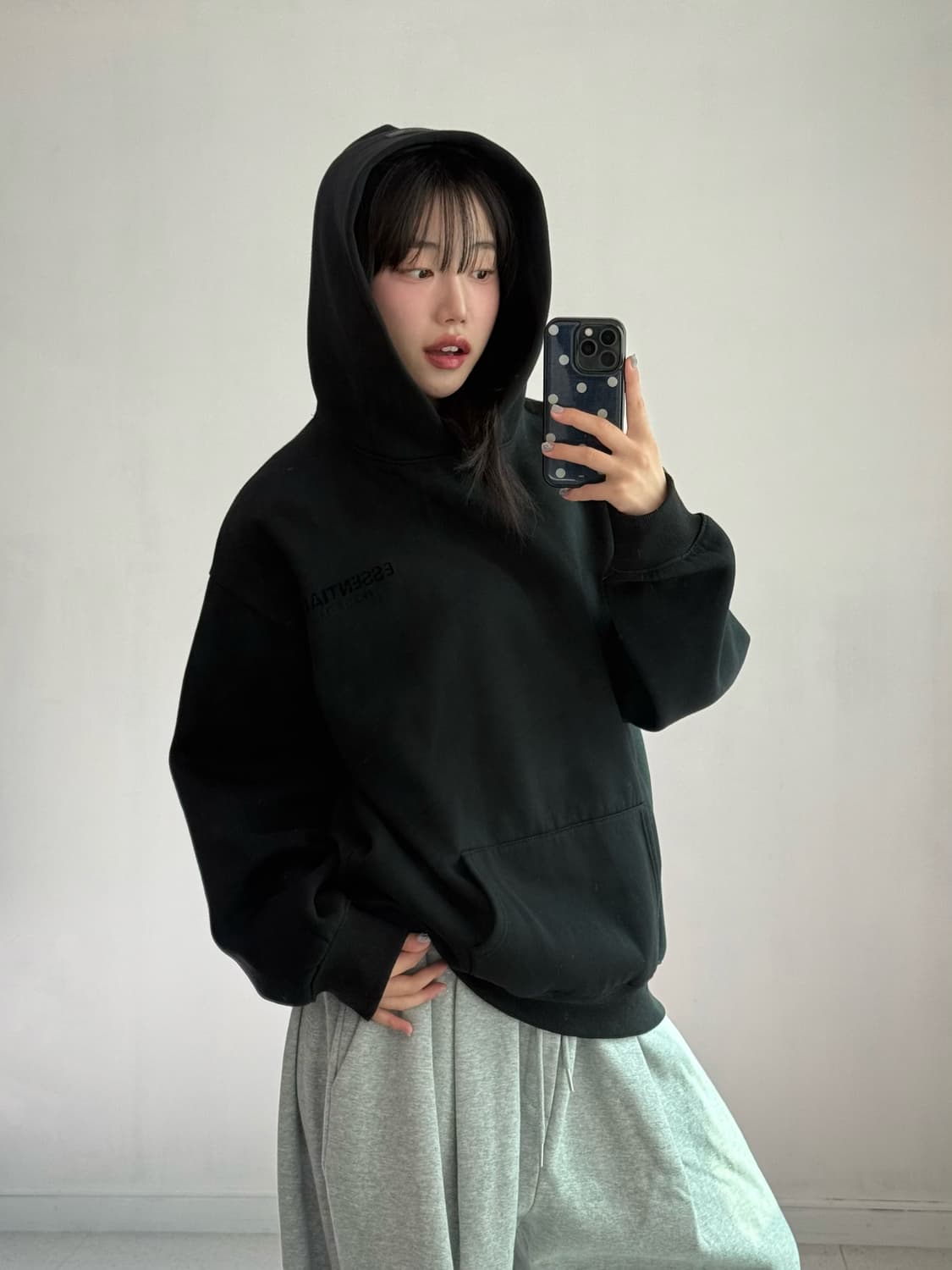 피어 오브 갓 에센셜 기모 후드티 상품이미지3