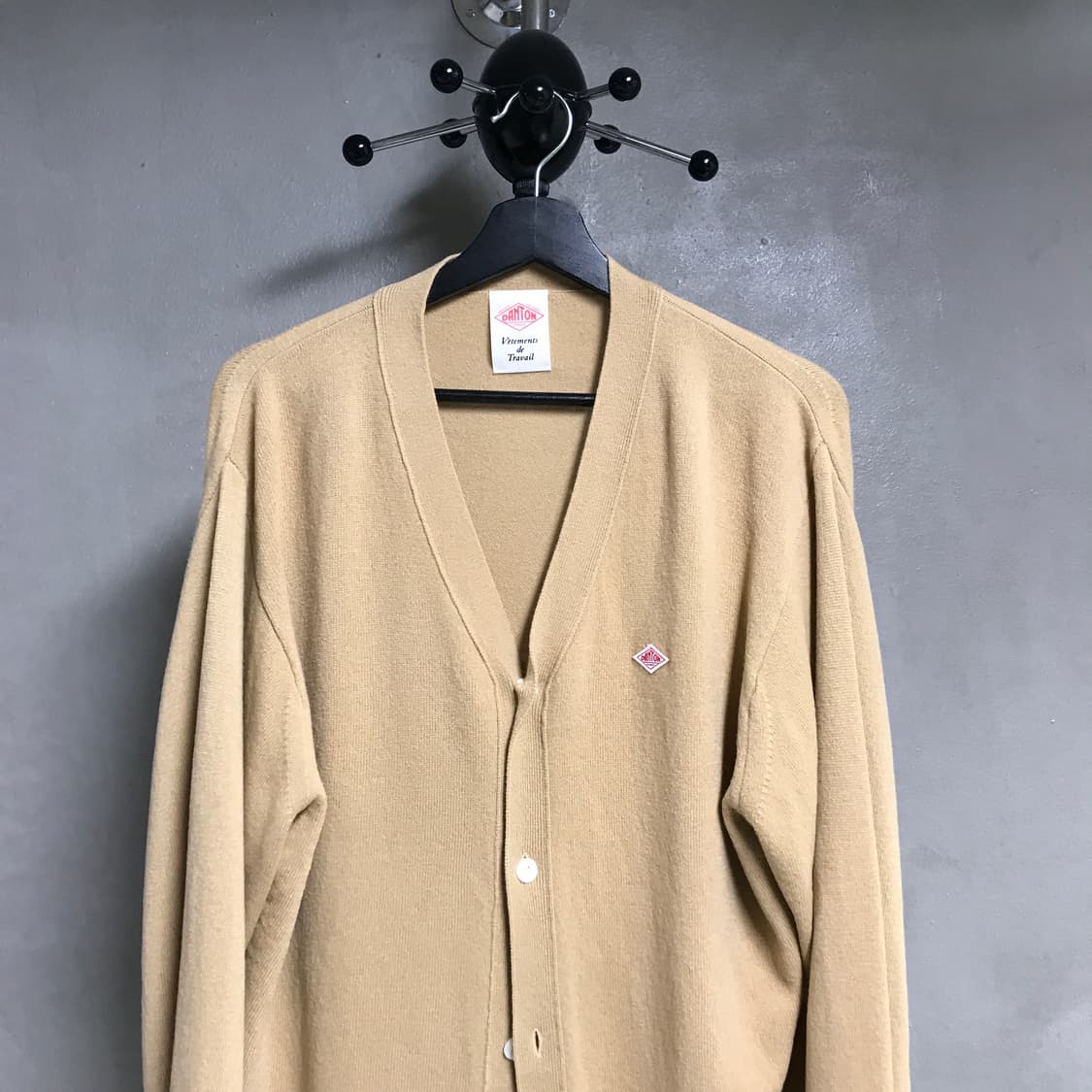 단톤 베이지 가디건 44 상품이미지2