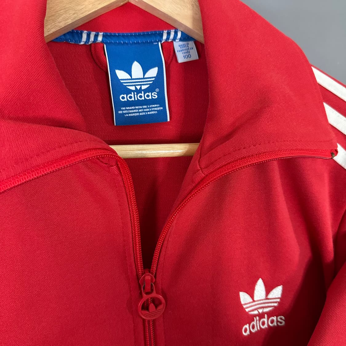 아디다스 유로파 트랙탑 져지 레드 100 [111705] 상품이미지7
