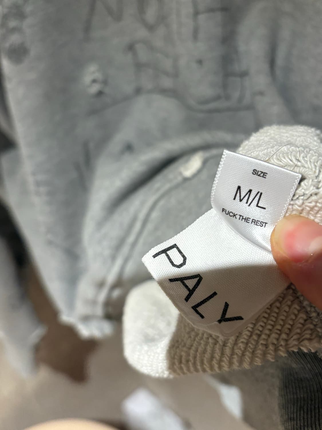 팔리할리우드 play 스웻 그레이 상품이미지5