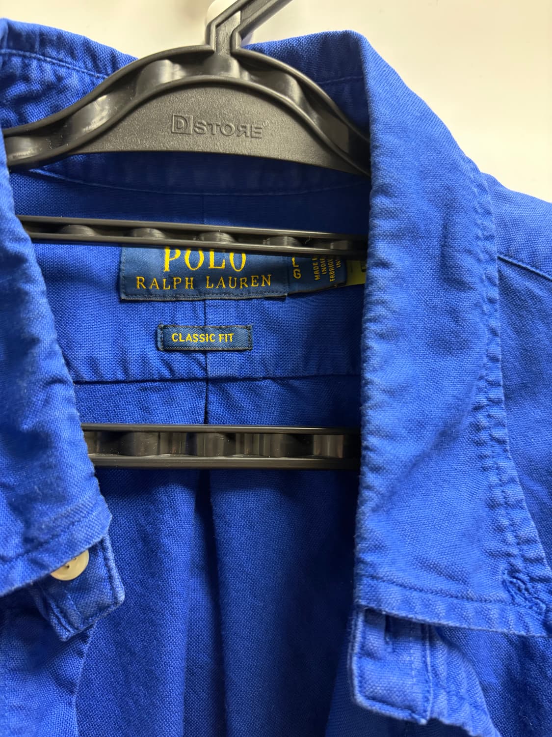 폴로 가먼트다잉 셔츠 클래식핏 라지 상품이미지2