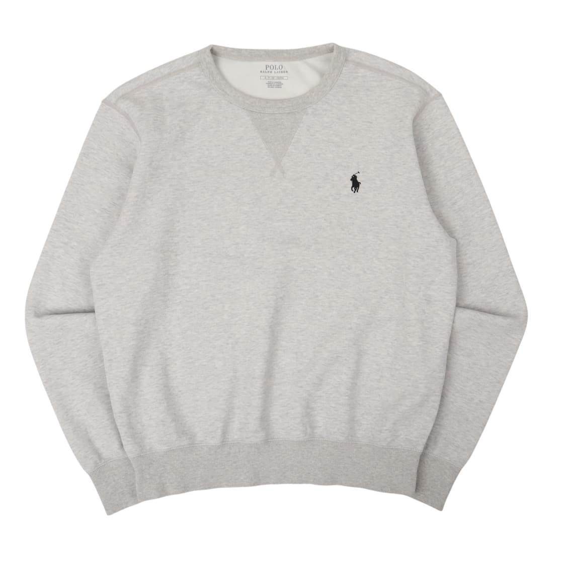 폴로 랄프로렌 헤더 그레이 코튼 폴리 스웻셔츠 상품이미지1