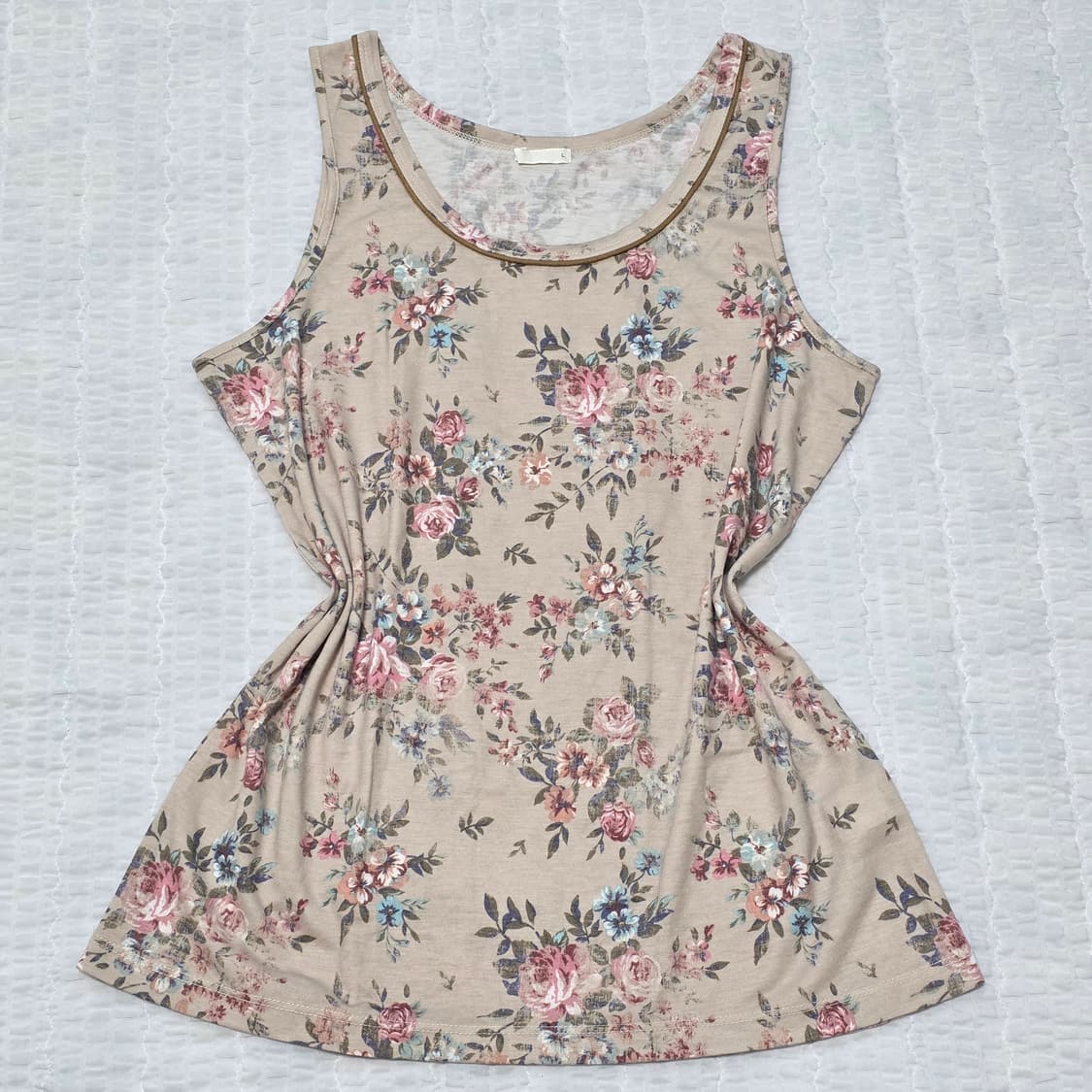 모리걸st 로즈 플라워 슬리브리스 상품이미지1