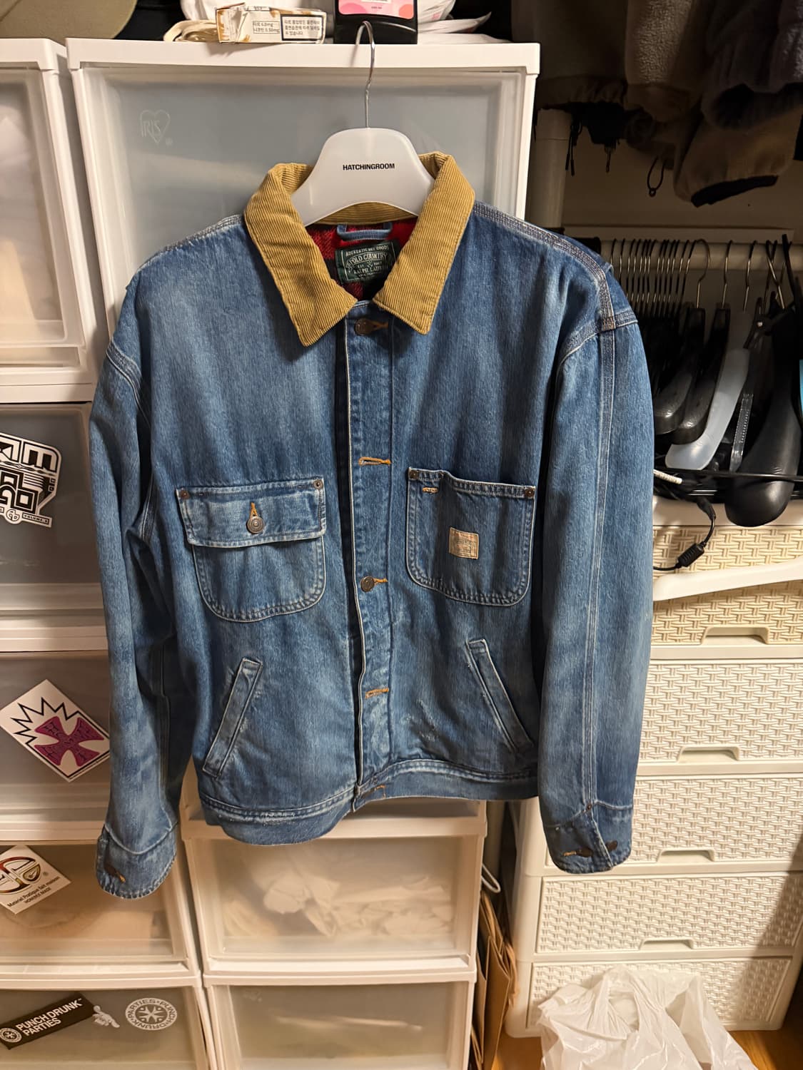 폴로 컨트리 데님 자켓 m 상품이미지2