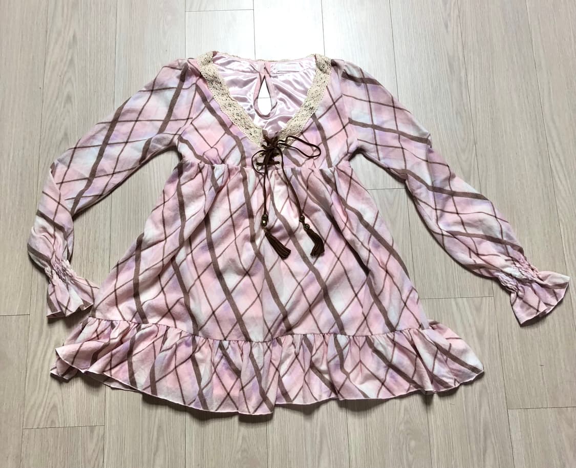 Liz lisa 리즈리사 고전 딸기우유 상의 상품이미지2