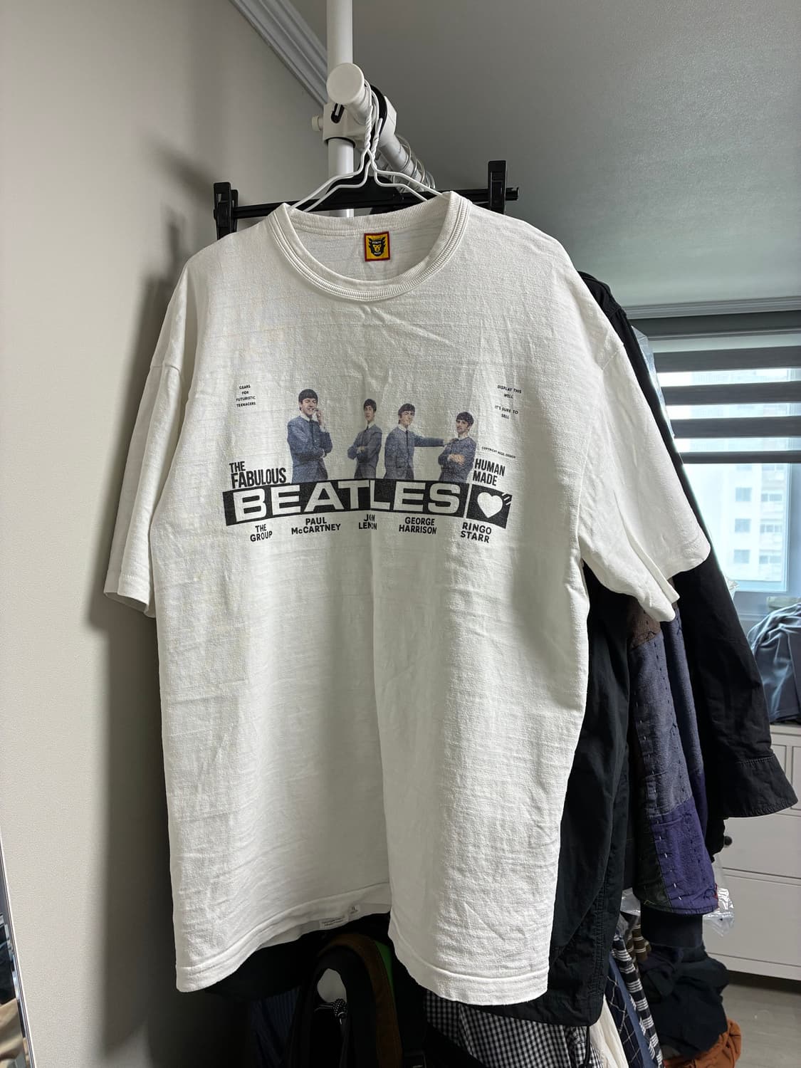 휴먼 메이드 비틀즈 티셔츠 화이트 XXL 상품이미지1