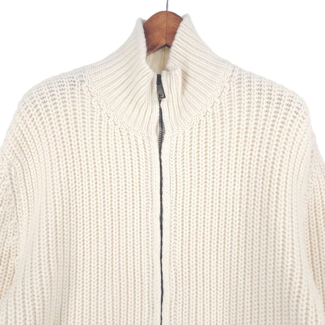 [남105]시리즈 울혼방 니트 집업[Y63-199] 상품이미지2