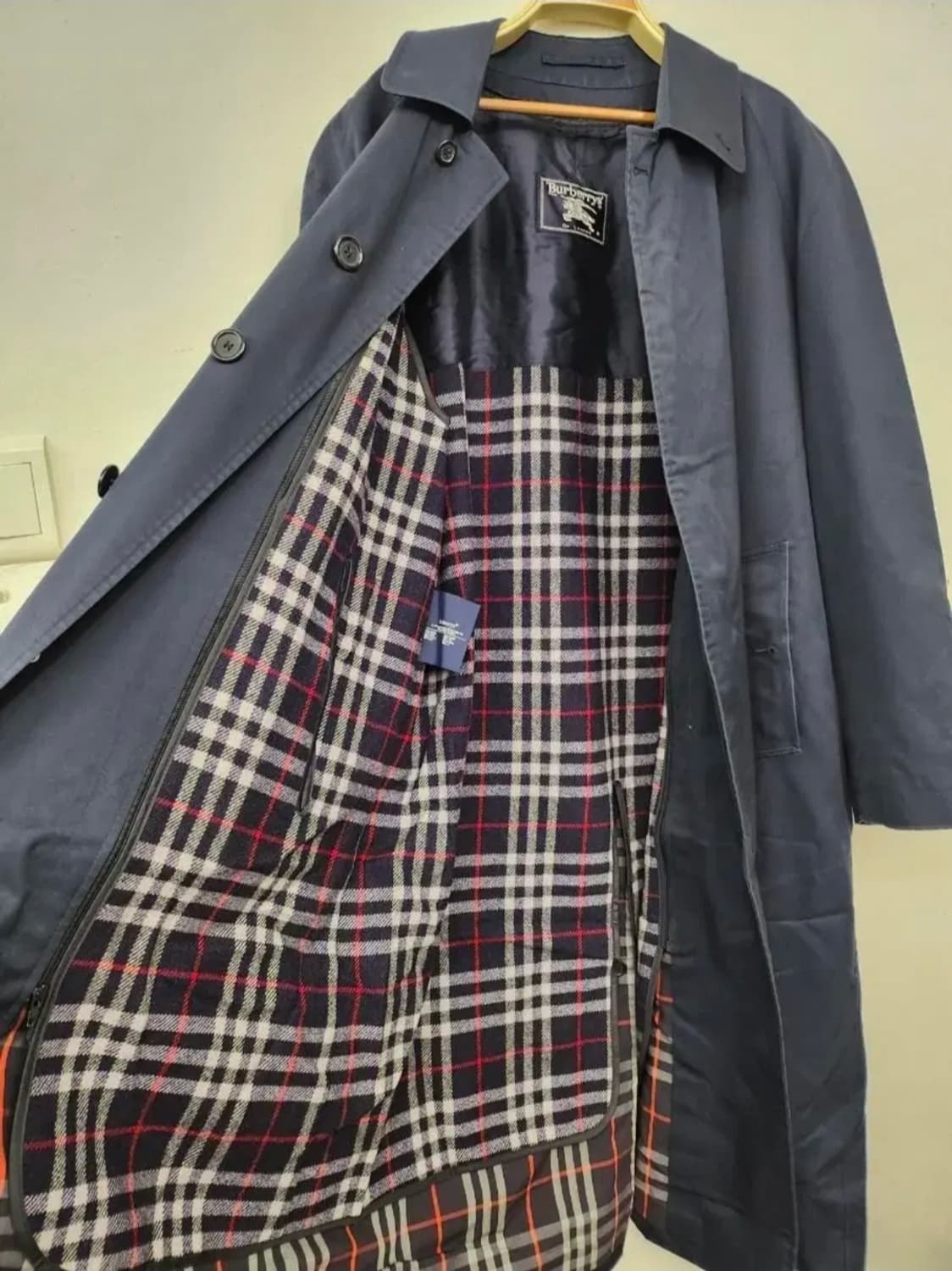 버버리 싱글 내피 분리형 코트 상품이미지4