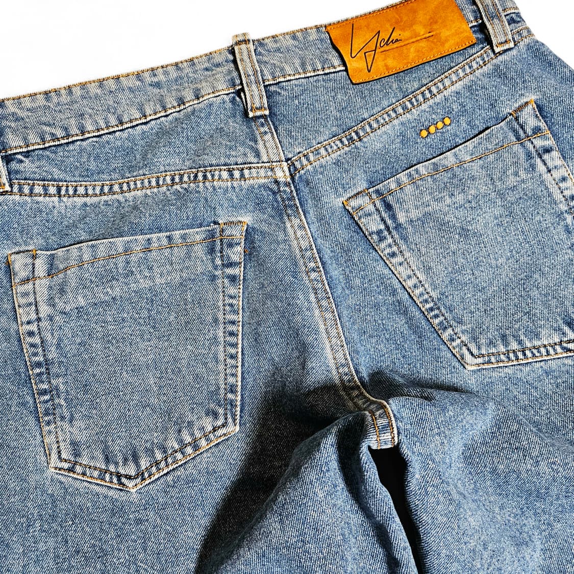 [30][YCHAI(이카이)] 테이퍼드 핏 파이브 포켓 데님 상품이미지4