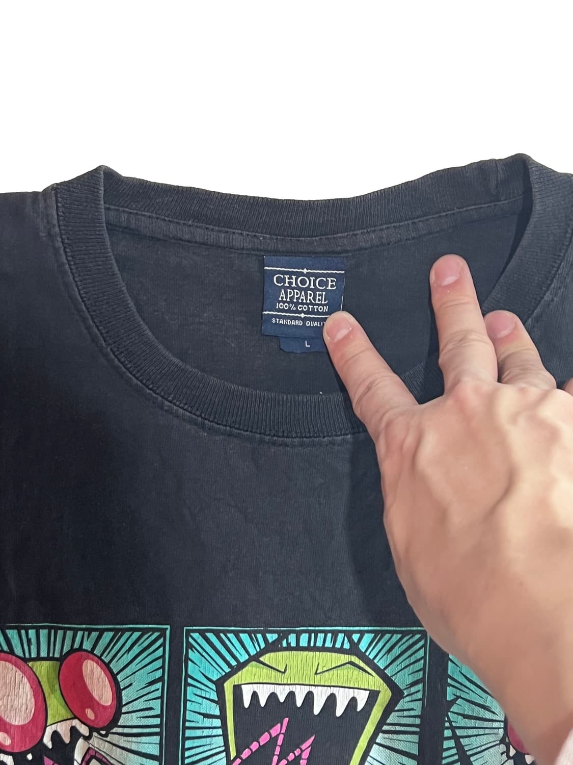 00s invader zim necklodian longsleeve 상품이미지5