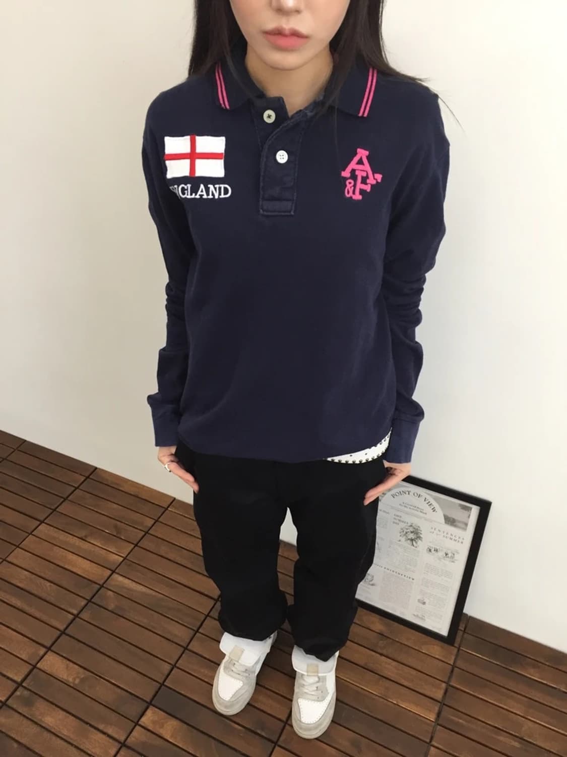 00s Abercrombie England Rugby Polo 상품이미지2