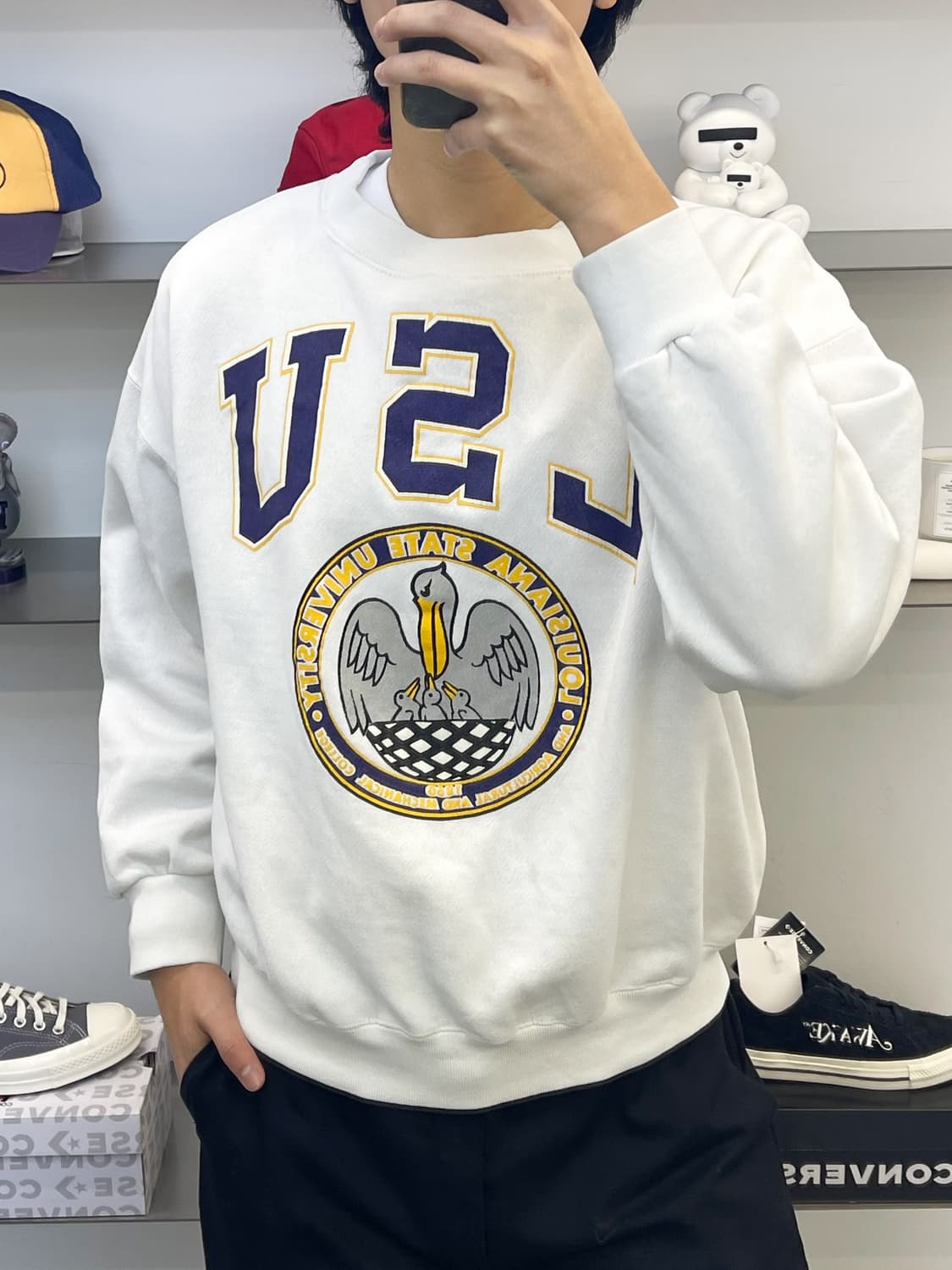 Galt Sand 90s U.S.A LSU 컬리지 스웻셔츠 상품이미지2