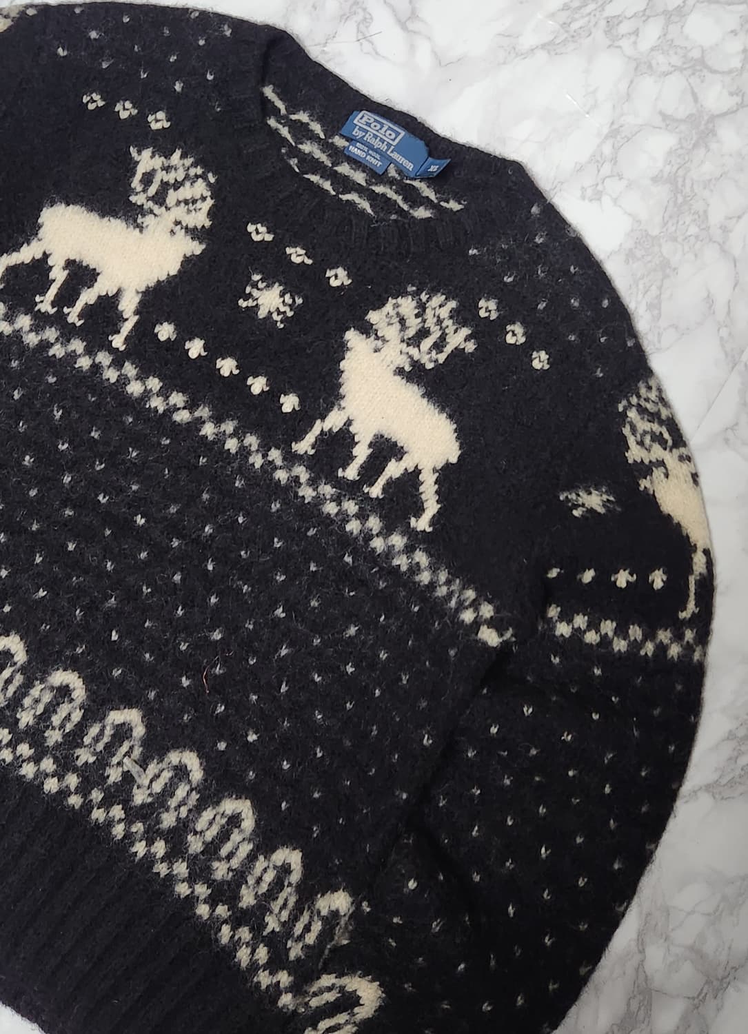 폴로 랄프로렌 코위찬 핸드 니트 상품이미지3