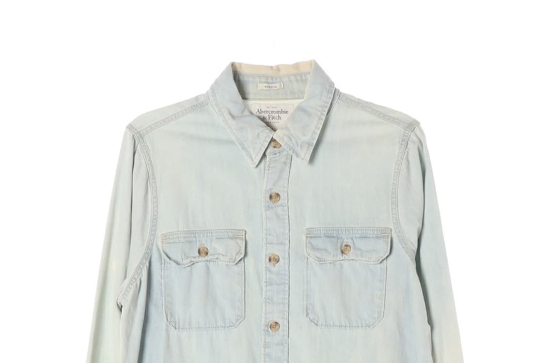 아베크롬비 빈티지 데님 셔츠 L 상품이미지3