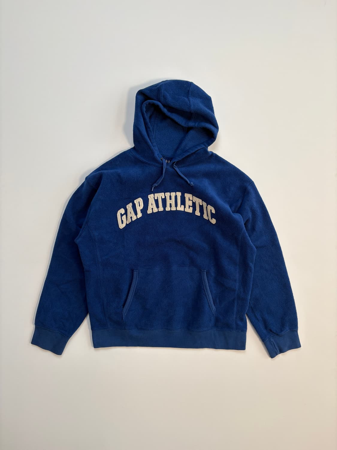 90s Gap Athletic Arch Logo Fleece Hoodie 상품이미지1