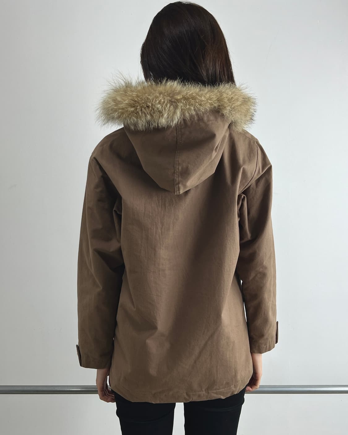 00's A.P.C 아페쎄 밀리터리 퍼 빅 후드 풀오버 자켓 상품이미지2